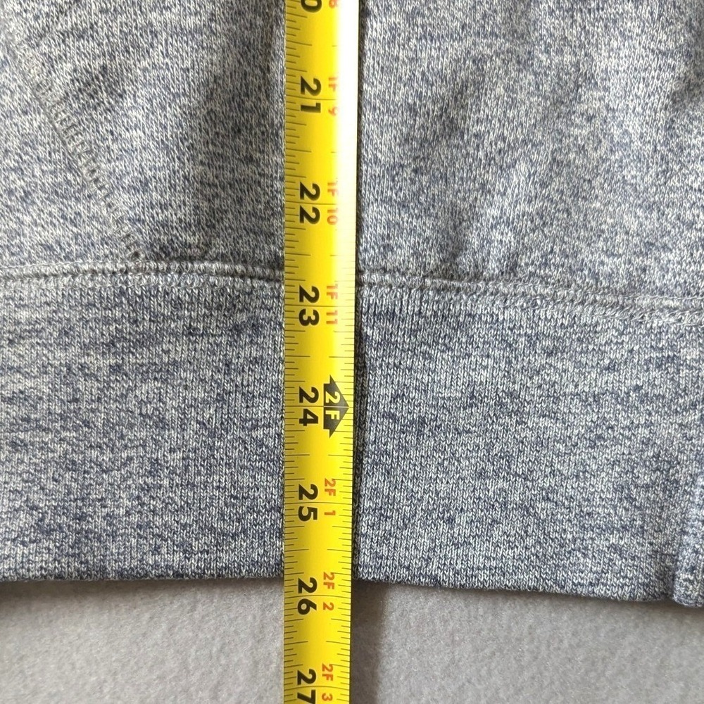 Ecko Unltd Full Zip Hoodie Mens Medium Grey Marl Fleece Rhino Logo Sweatshirt - Picture 8 of 8
